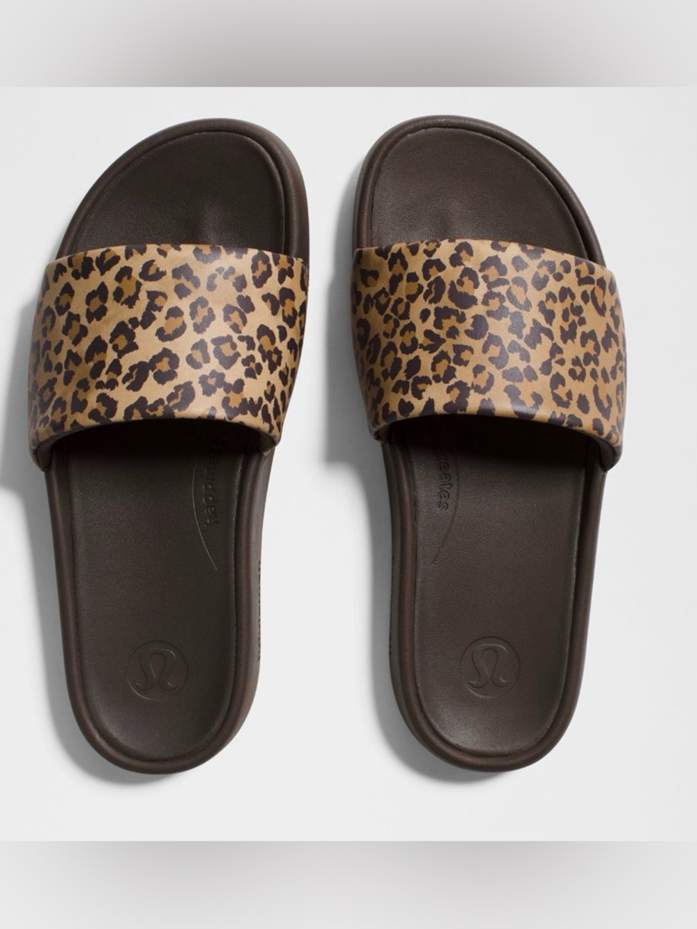 #573 NIB -Lululemon Restful Slide - Leopard Multi/Walnut Crunch -Sz 9- Sold out!